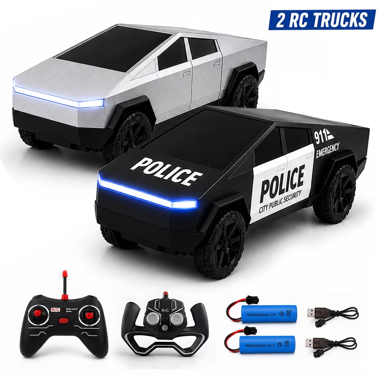Rc Hobby Tech Bali - 2PCS RC Cyber Truck Toys Remote