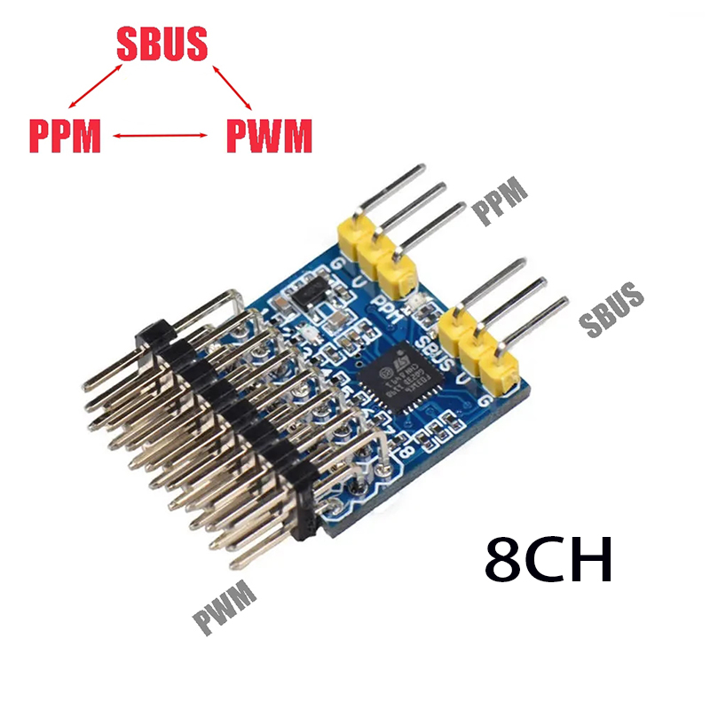 Receiver Sbus 8Ch - 8CH PWM PPM SBUS Signal Conversion
