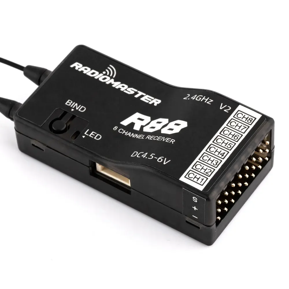 RadioMaster R88 V2.0 8ch SFHSS - огляд і ціна Receiver Sbus 8Ch