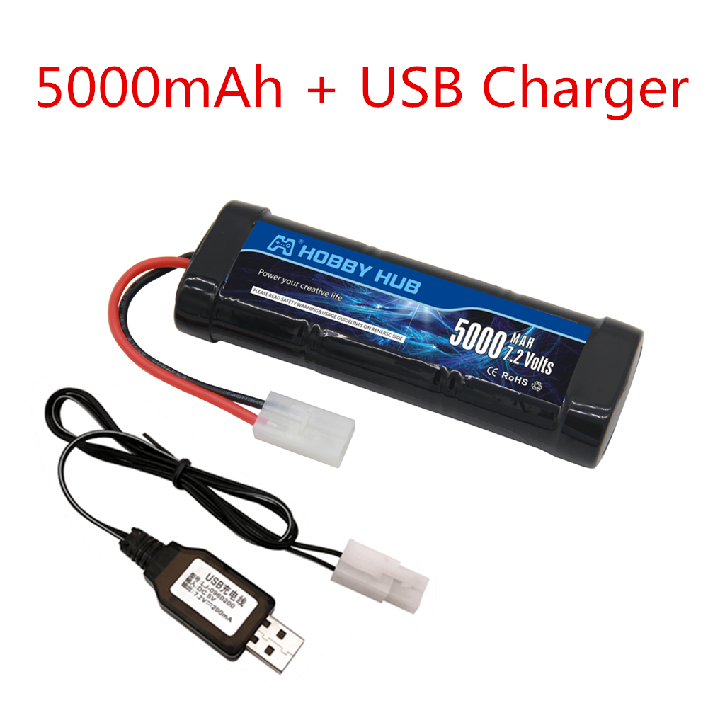 7.2V 5000mAh Ni-MH Battery Pac - огляд і ціна Rc Hobbyking