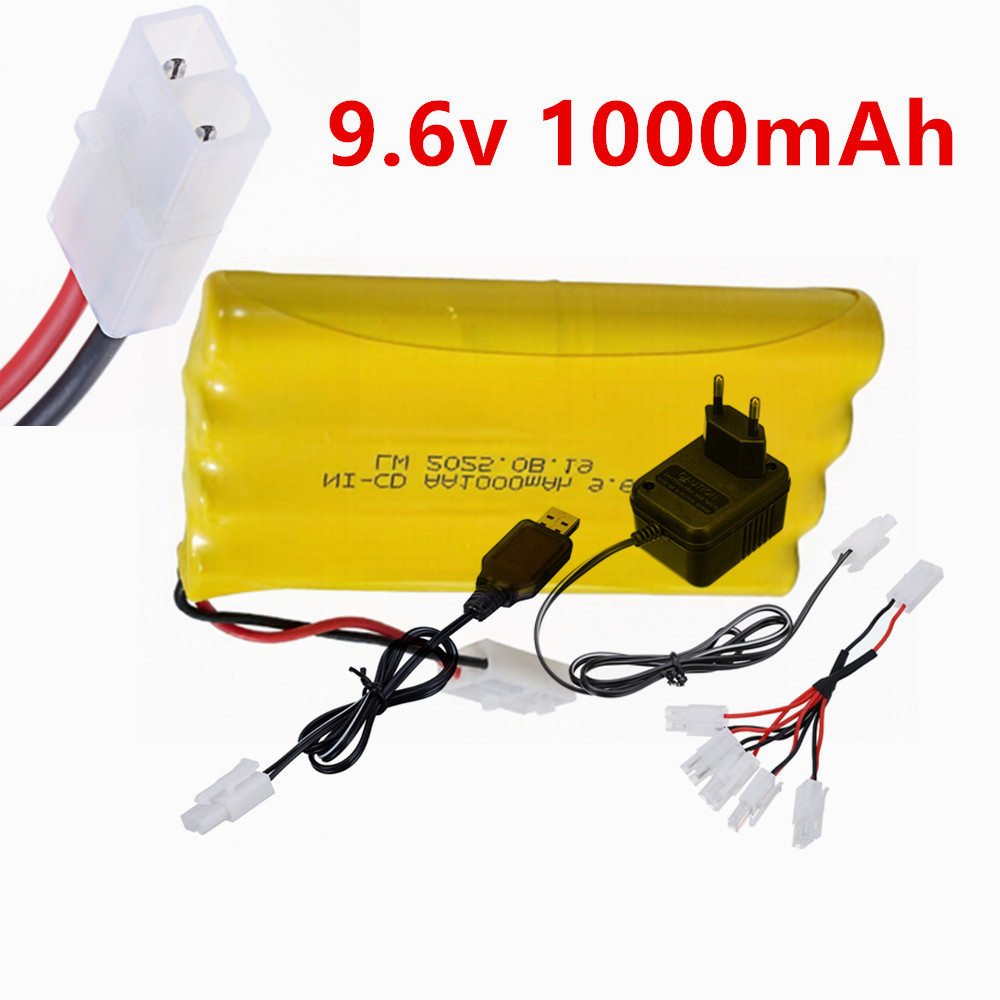 9.6v 1000mAh Ni-CD AA Recharge - огляд і ціна Rc Hobby Grade