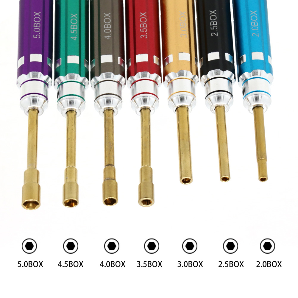 7PCS Short Handle RC Hex Screw - огляд і ціна Rc Hobbyking