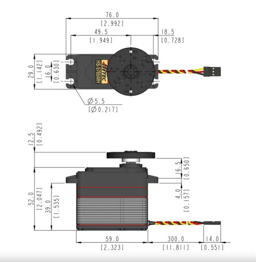 HS-5765MH High Voltage Program - огляд і ціна Servo Metal Gear