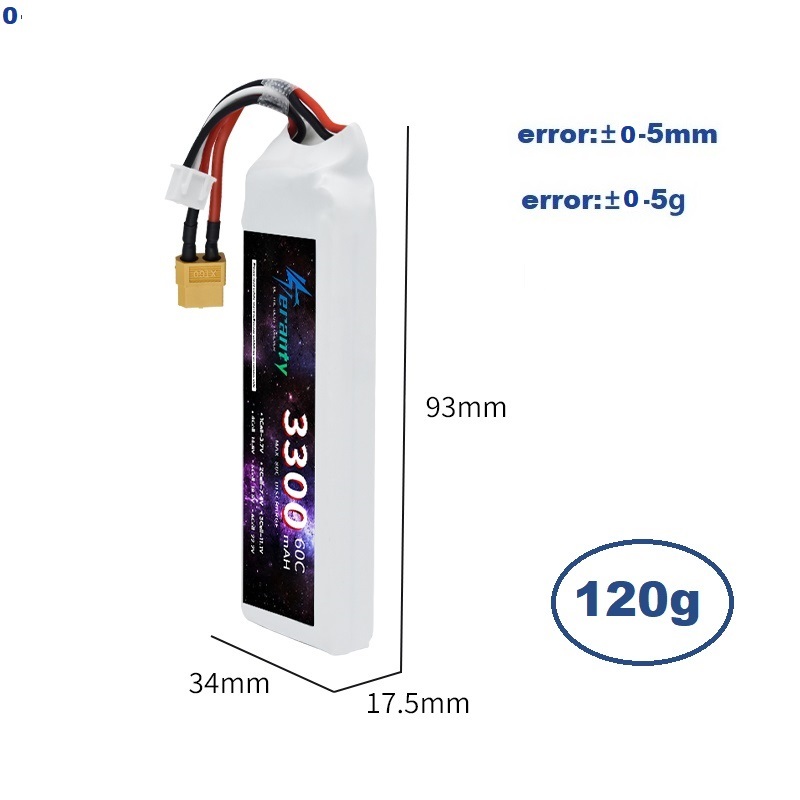 2S 7.4V LiPo Battery 3300mAh 6 - огляд і ціна Rc Hobby Grade