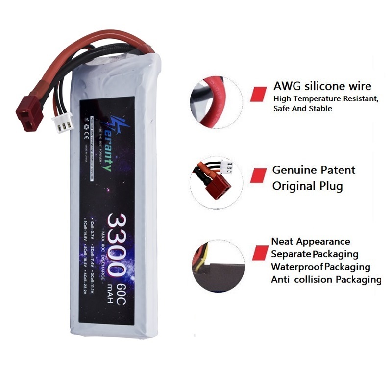 2S 7.4V LiPo Battery 3300mAh 6 - огляд і ціна Rc Hobby Grade