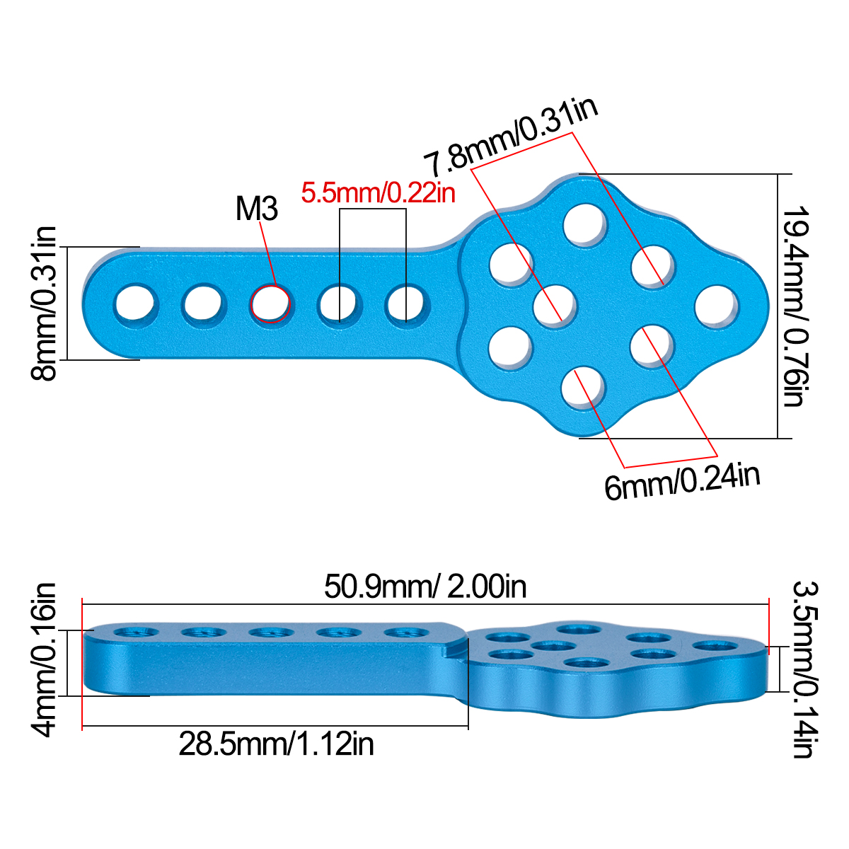 4Pcs Aluminium Adjustable Shoc - огляд і ціна Rc Tire Foam Insert