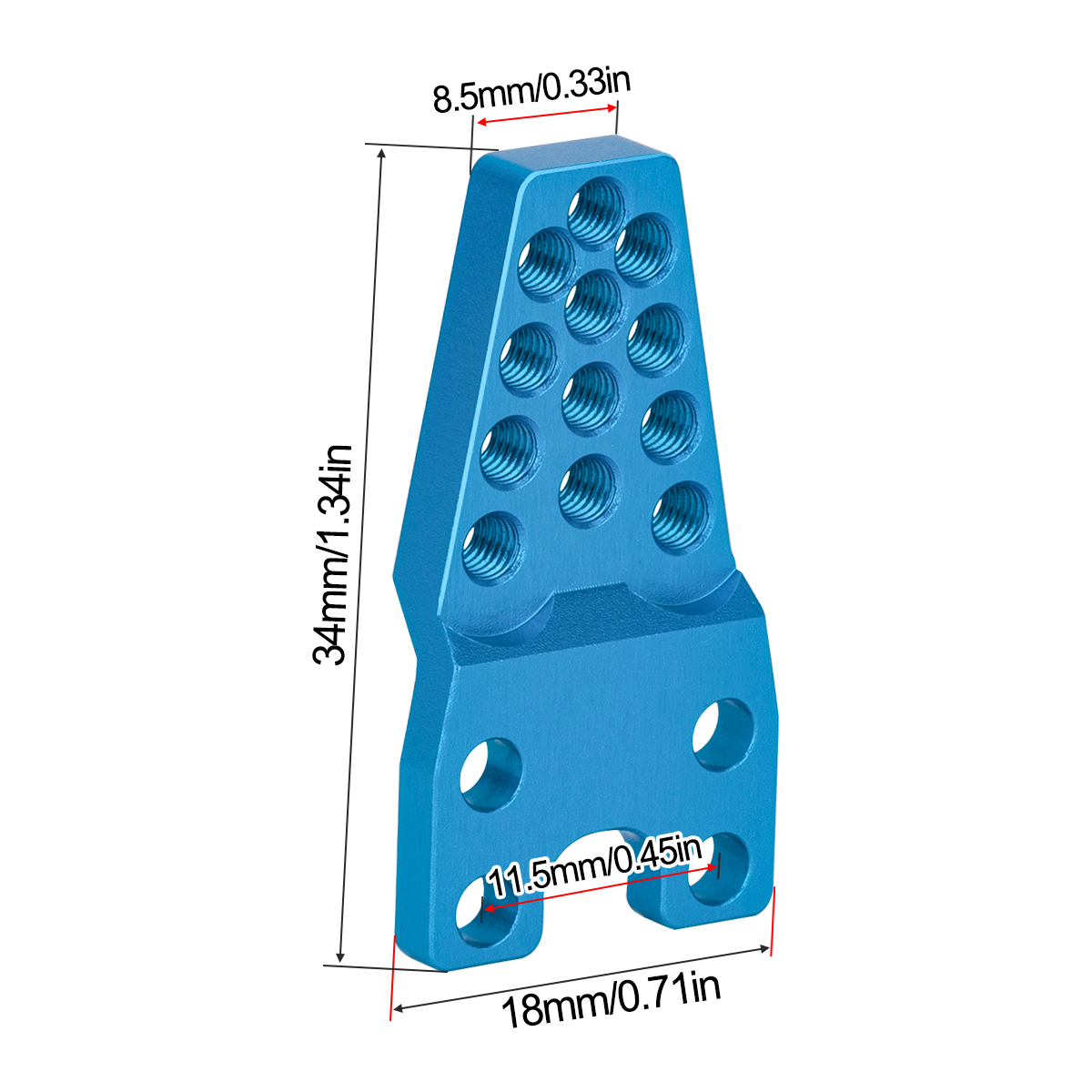 4Pcs Aluminium Adjustable Shoc - огляд і ціна Rc Tire Foam Insert