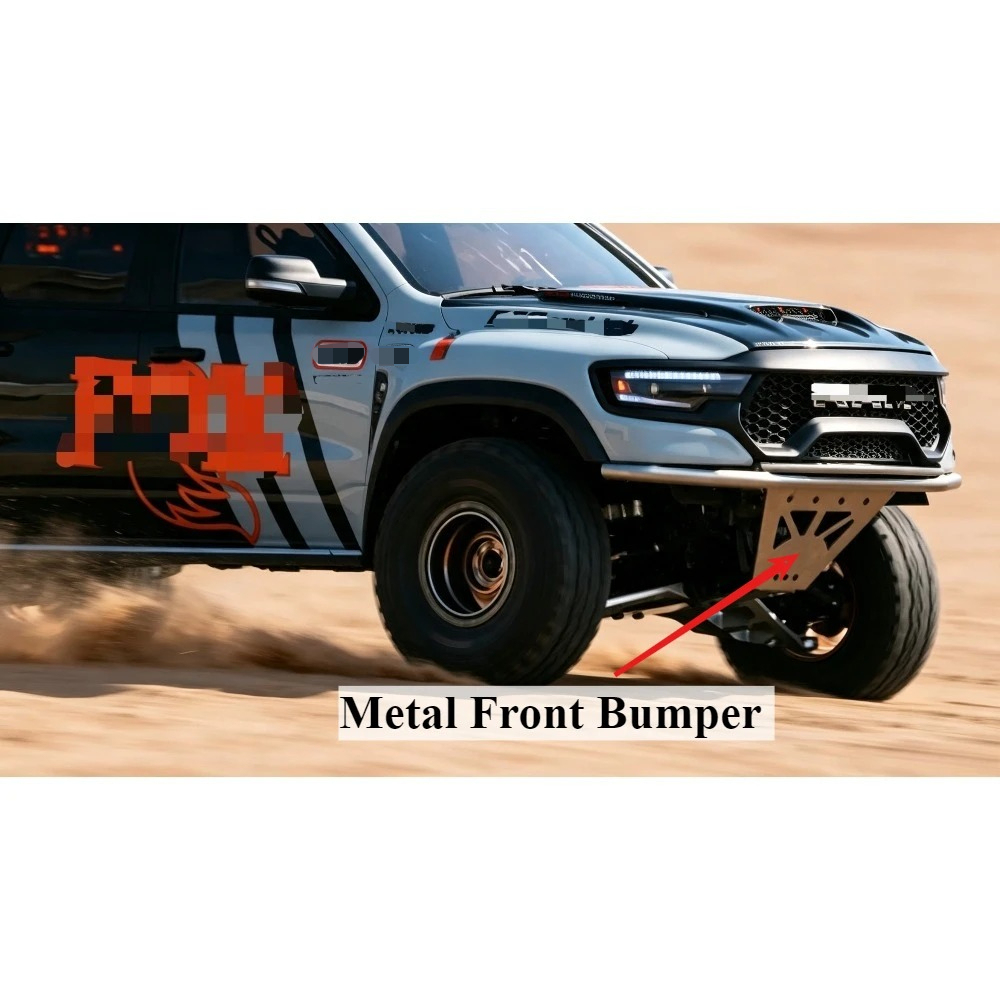 RC Car Metal Front Bumper Cust - огляд і ціна Ram 1500 Rc Hobby