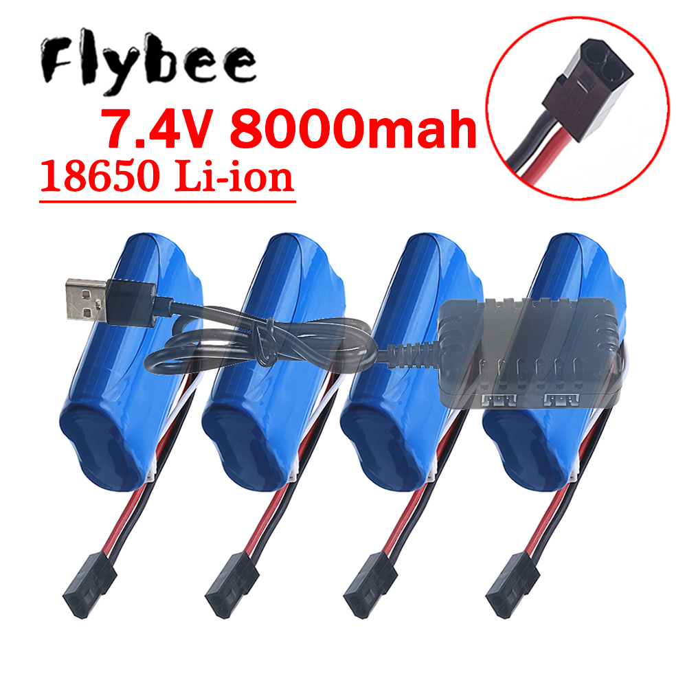 (5500 Plug) 18650 7.4V 8000Mah - огляд і ціна Rc Hobbyking