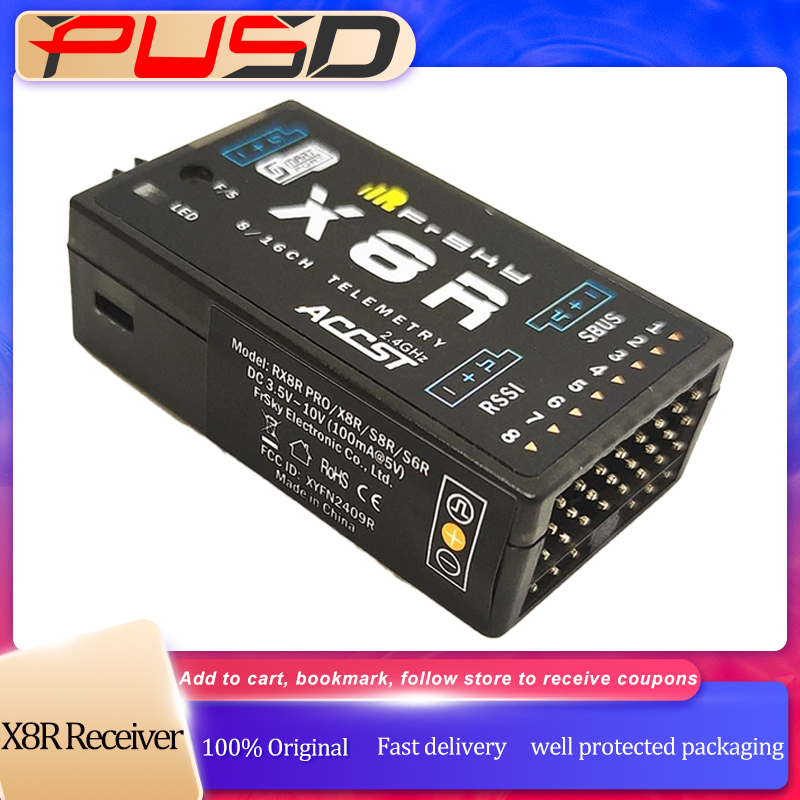 FrSky X8R 8Ch/16ch 2.4ghz Rece - огляд і ціна Receiver Sbus 8Ch