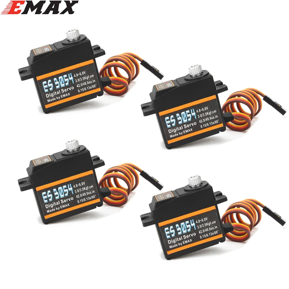 EMAX ES08MDII ES08MD II Metal  - огляд і ціна Servo Metal Gear