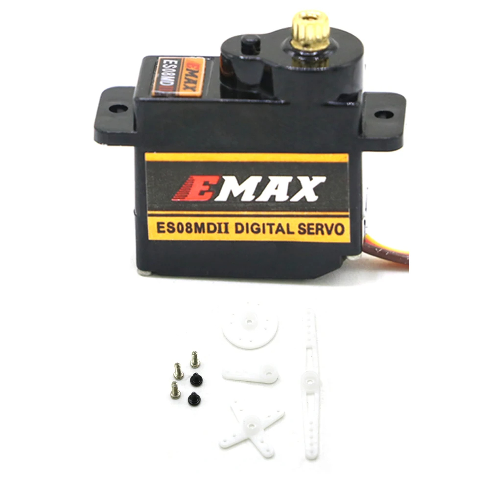 EMAX ES08MDII ES08MD II Metal  - огляд і ціна Servo Metal Gear