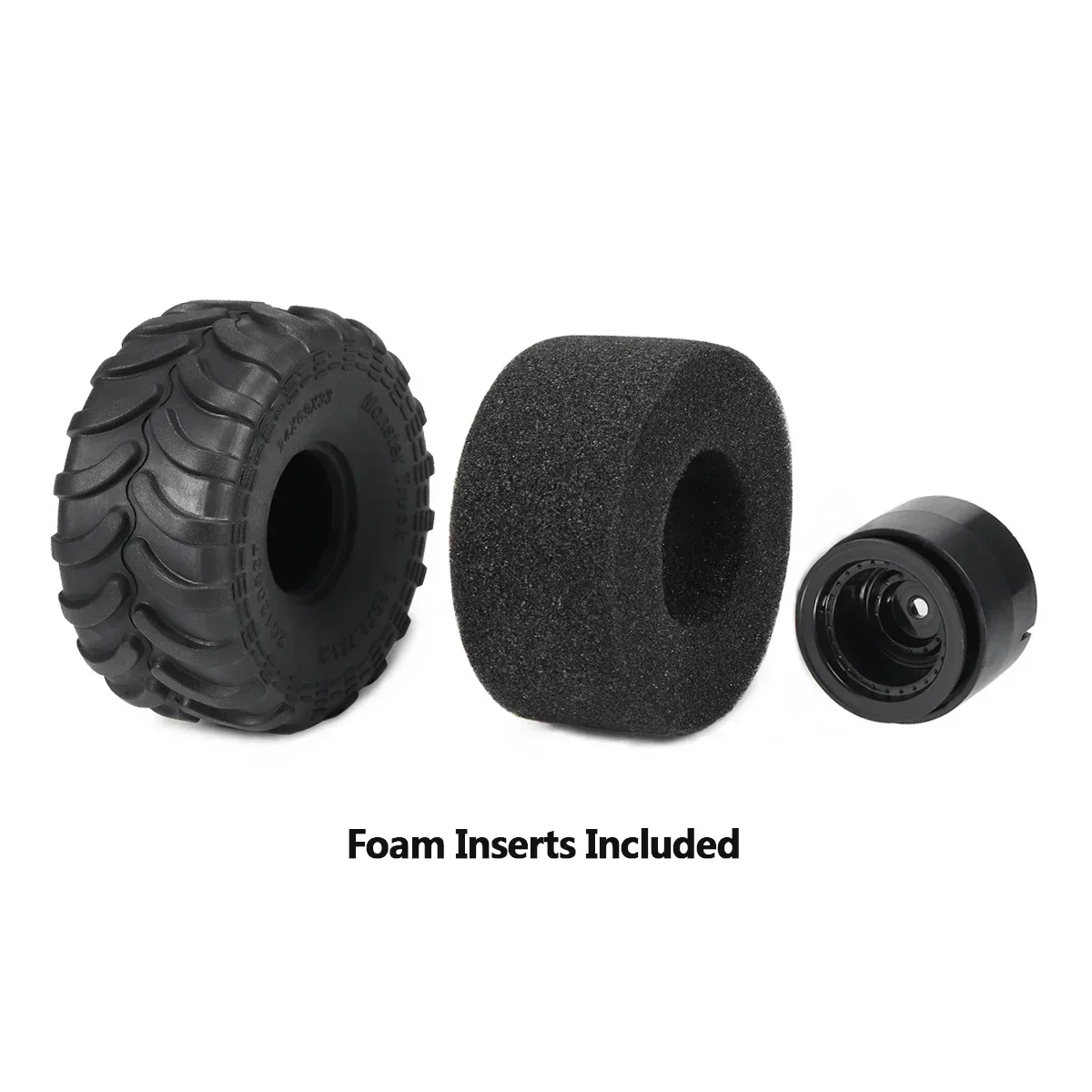 4pcs Monster Truck Tires with  - огляд і ціна Rc Tire Foam Insert