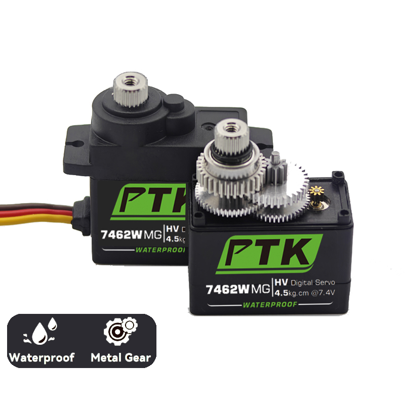 PTK 7462W MG Metal gear 9g mic - огляд і ціна Servo Metal Gear