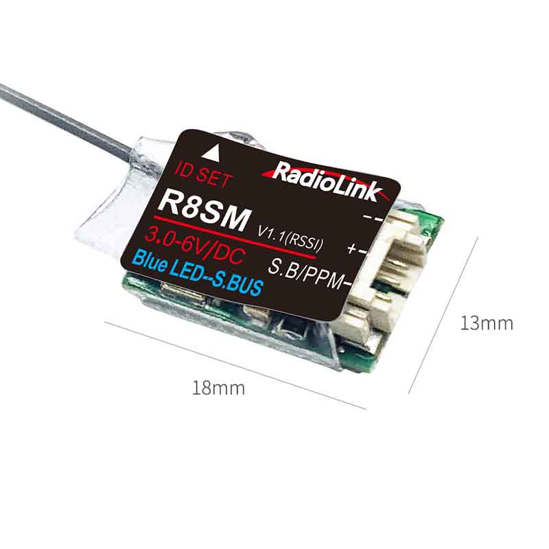 Radiolink R8SM 8CH 2.4G Receiv - огляд і ціна Receiver Sbus 8Ch