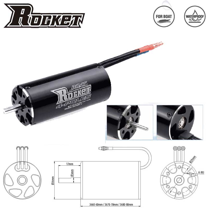 ROCKET-RC 2968 2958 2948 Brush - огляд і ціна Rc Hobbyking
