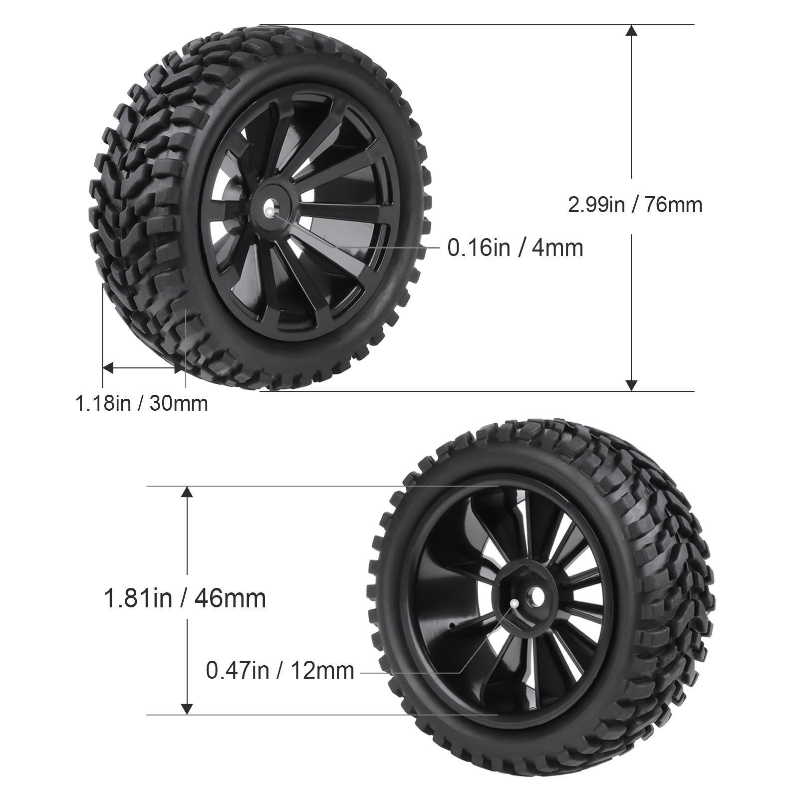 HobbyPark Outer Diameter 2.99  - огляд і ціна Rc Tire Foam Insert
