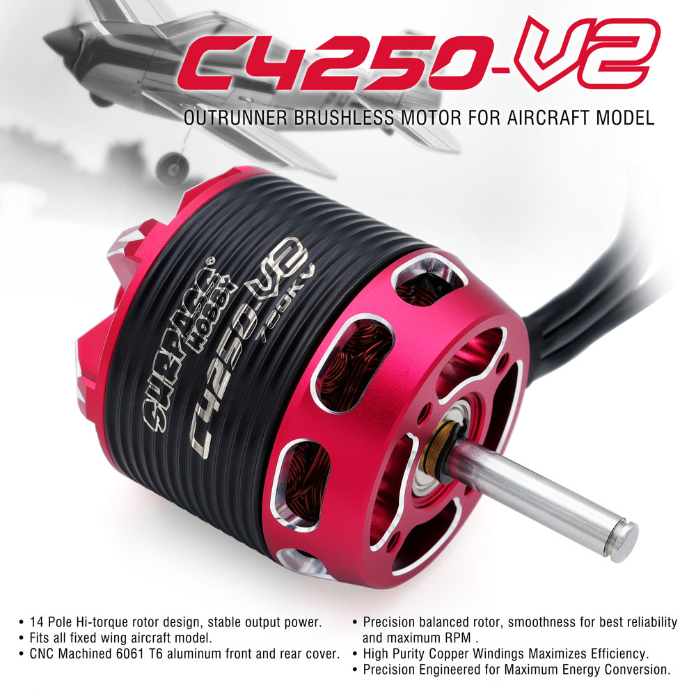 SURPASS HOBBY C4240 750KV/850K - огляд і ціна Rc Hobby Online
