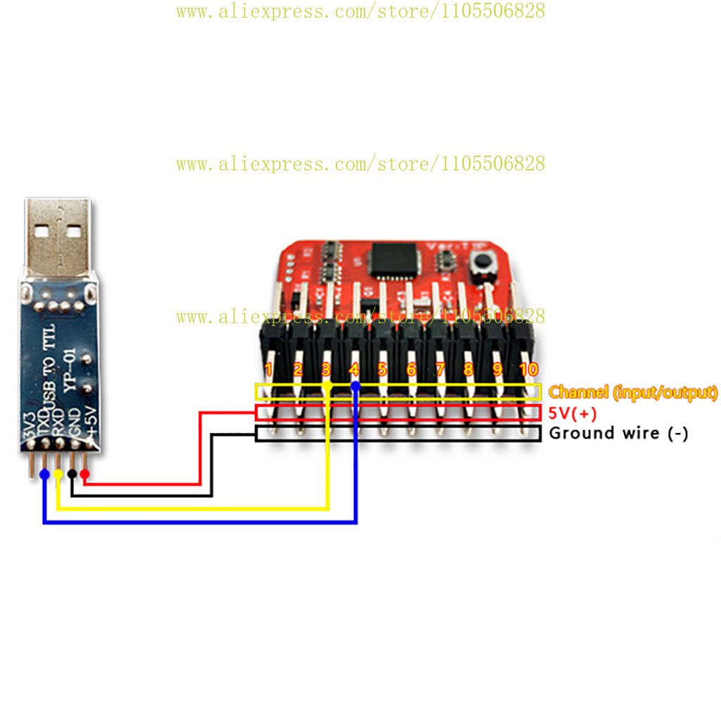 T1P remote control 8CH receive - огляд і ціна Receiver Sbus 8Ch